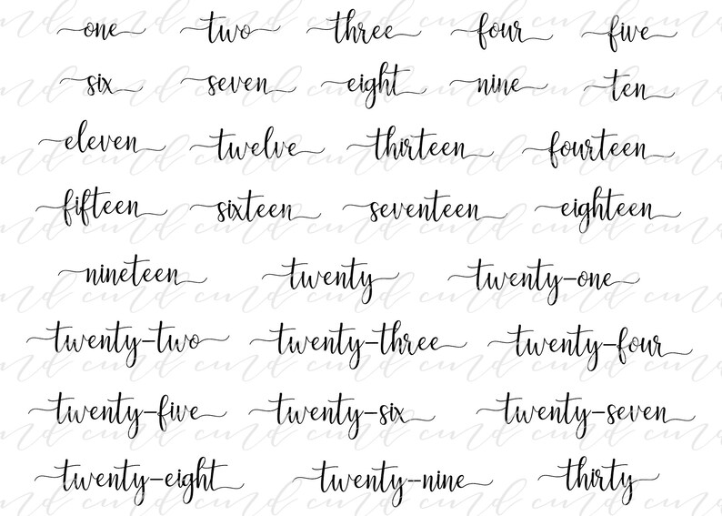 Download Table Number svg Table Numbers svg Wedding Table Numbers ...