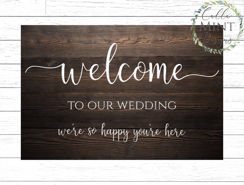 Free Free 175 Welcome Wedding Sign Svg SVG PNG EPS DXF File