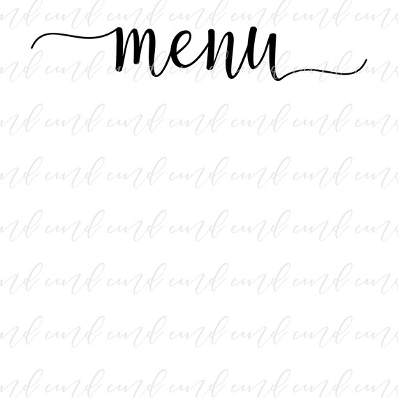 Free Free Wedding Menu Svg 924 SVG PNG EPS DXF File