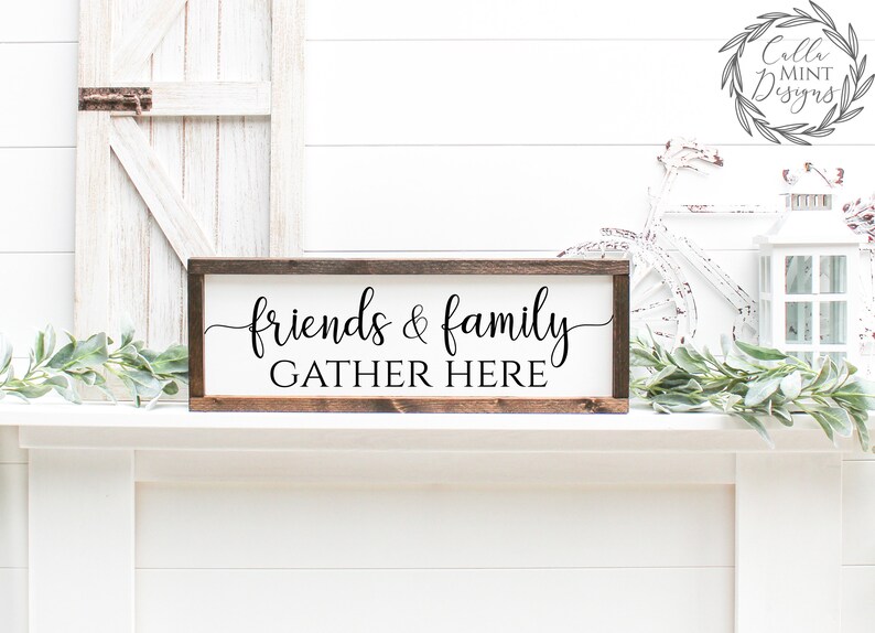 Download Friends and Family Gather Here svg Gather svg Gather Sign ...