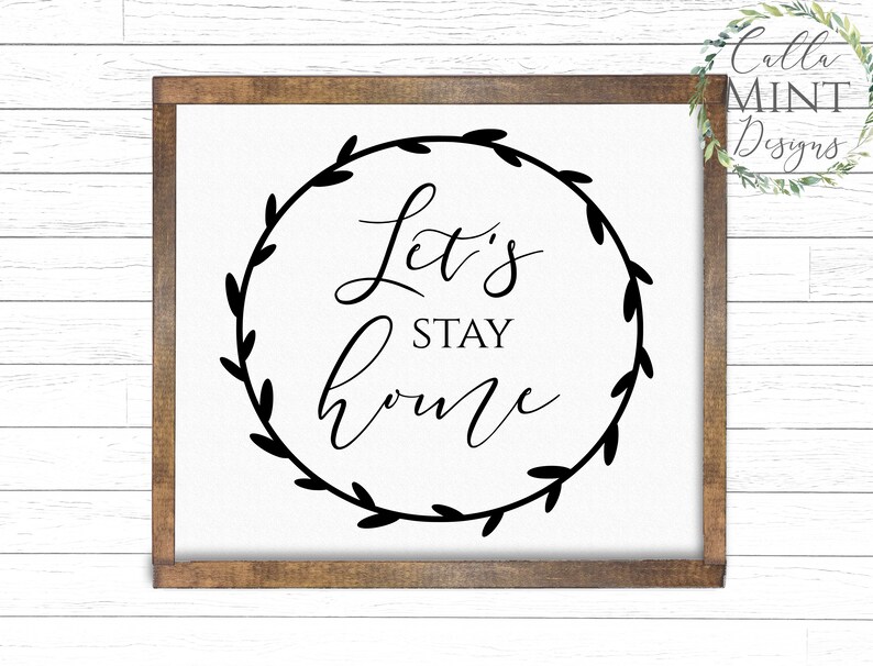Download Lets Stay Home svg Let's Stay Home svg Home svg Family | Etsy