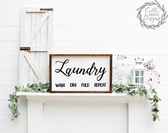 Laundry Svg Laundry Room Svg Wash Dry Fold Repeat Svg - Etsy