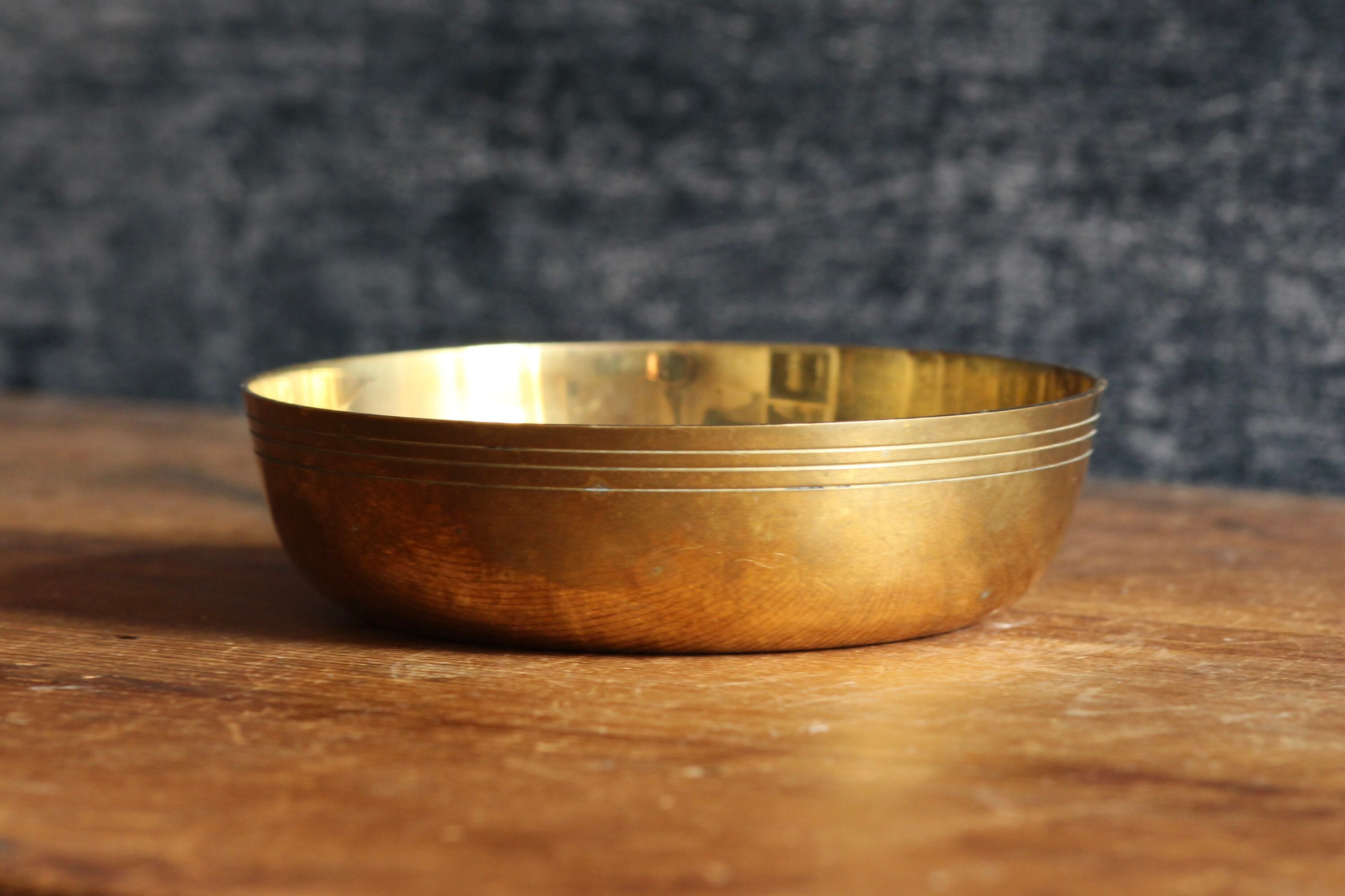 Gold De Kulture Works™ Hand Made Brass Bowls Set of 2-4.5X2 DH Inches 