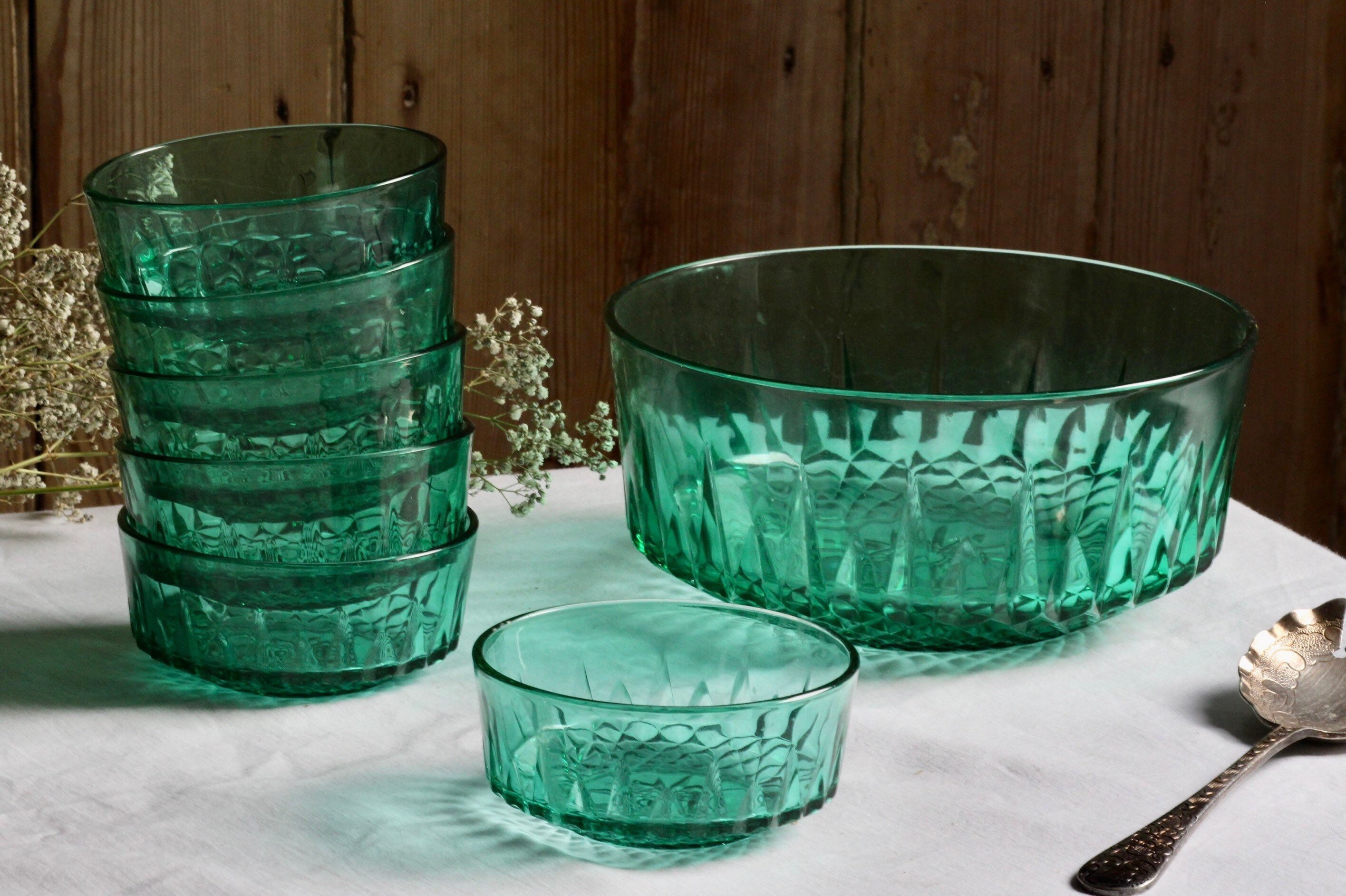 Set Of 6 Arcoroc Glass Etsy