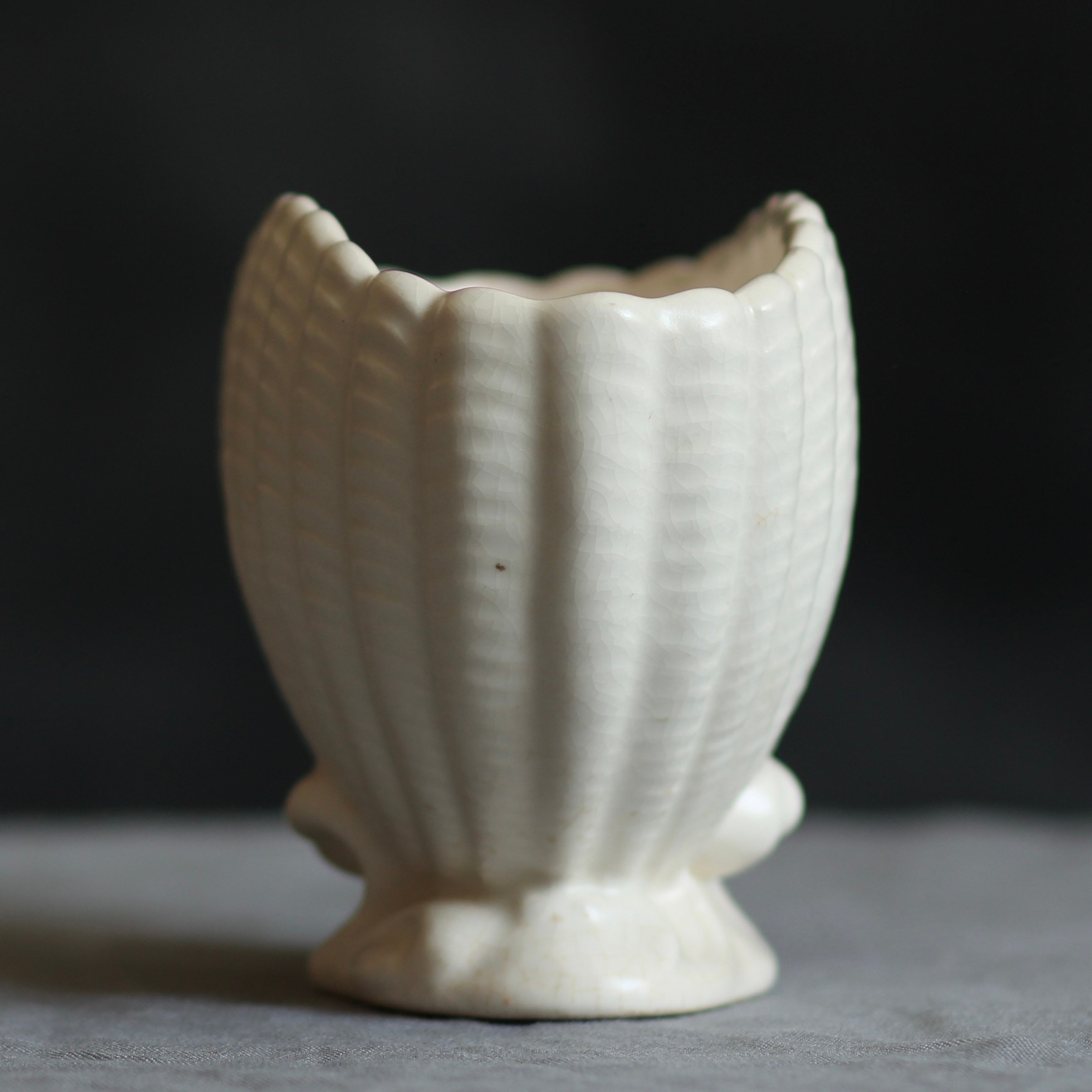 Antique Art Deco Mantlepiece Vase. Sylvac. Cream Glaze. Small Etsy