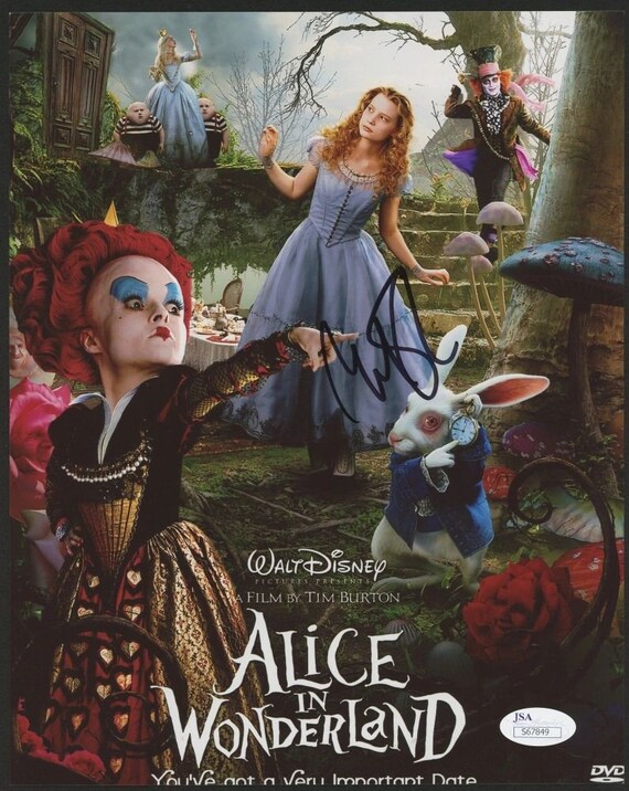 Michael Sheen Signed "Tim Burton's Alice in Wonderland" 8x10 Photo (JSA COA)