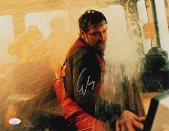 George Clooney Signed "The Perfect Storm" 11x14 Photo (JSA COA) Frank William "Billy" Tyne
