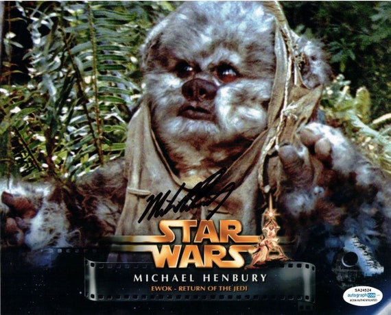Star Wars The Return of the Jedi – Michael Henbury 8x10 Photo (AutographCOA COA)