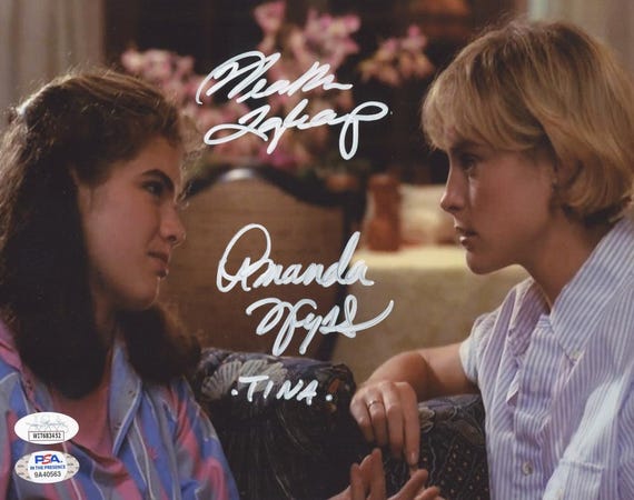 Heather Langenkamp and Amanda Wyss Signed "A Nightmare on Elm Street" 8x10 Photo Inscribed "Tina" (JSA & PSA COA)