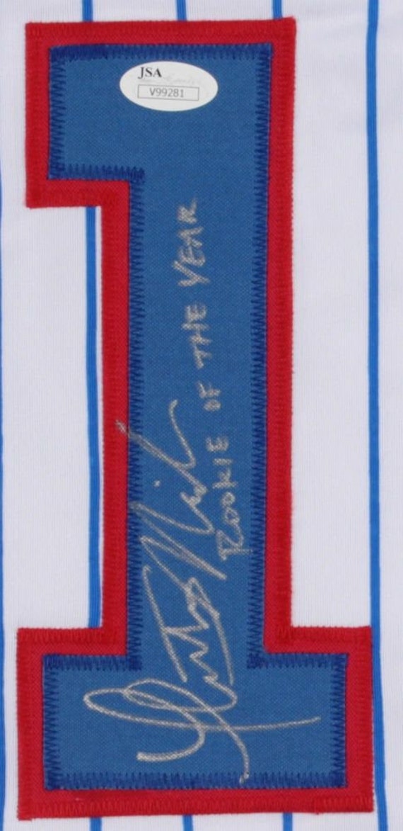 Thomas Ian Nicholas Signed "Rookie of the Year" Cubs Jersey Inscribed "Rookie of the Year" (JSA COA)