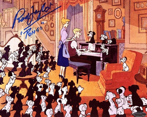 Rod Taylor (D. 2015) Signed 101 Dalmatians 8x10 Photo Inscribed "Pongo" (OC Dugout COA) Voice of Pongo