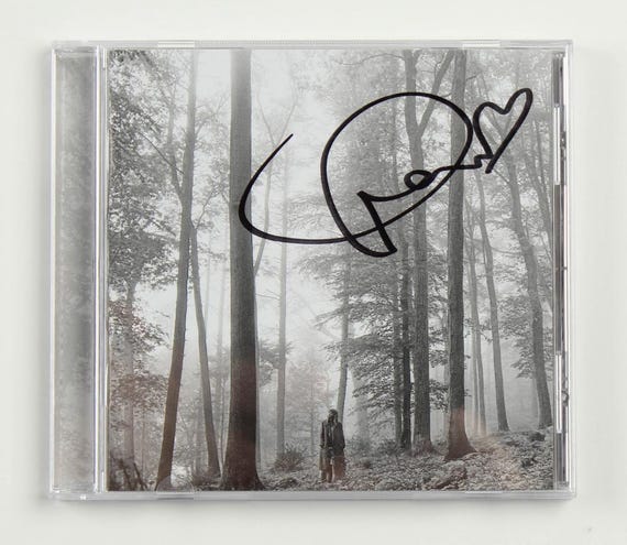 Taylor Swift Signed "Folklore" CD Album Cover (JSA Hologram)
