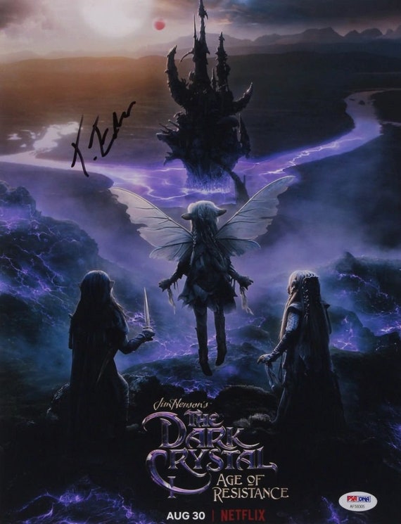 Taron Egerton Signed "The Dark Crystal: Age of Resistance" 11x14 Photo (PSA Hologram) Rian