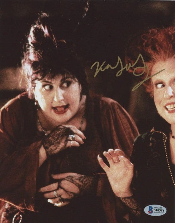 Kathy Najimy Signed "Hocus Pocus" 8x10 Photo (Beckett COA) Mary Sanderson
