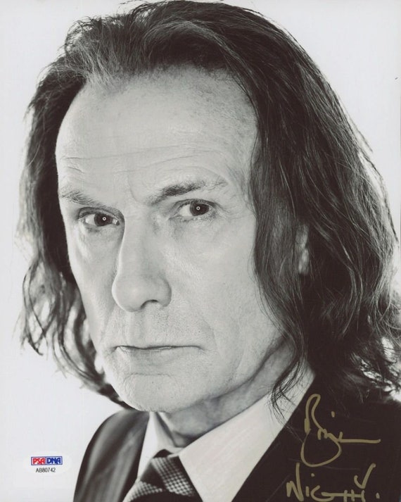 Bill Nighy Signed 8x10 Photo (PSA COA)