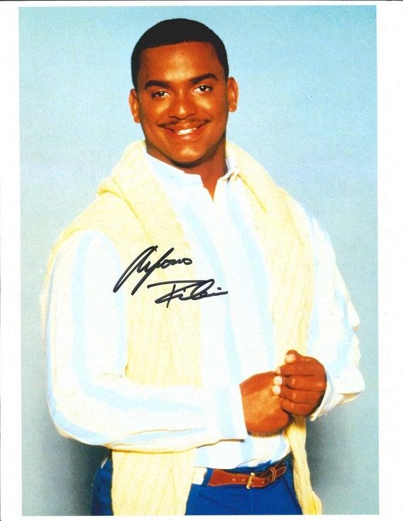 Alfonso Ribeiro signed Carlton Fresh Prince of Bel-Air 8x10 photo proof Beckett COA STAR Alfonso Ribeiro signed Carlton Fresh Prince of Bel-Air 8x10 photo proof Beckett COA STAR