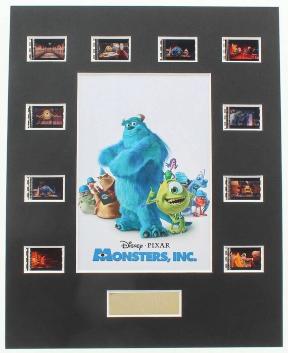 Monsters, Inc. - LE 8x10 Custom Matted Original Film / Movie Cell Display Limited Edition