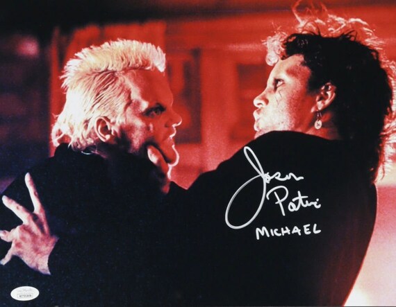 Jason Patric Signed "The Lost Boys" 11x14 Photo Inscribed "Michael" (JSA COA)