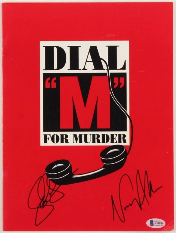 Nancy Allen and John James Signed "Dial 'M' for Murder" Theater Program