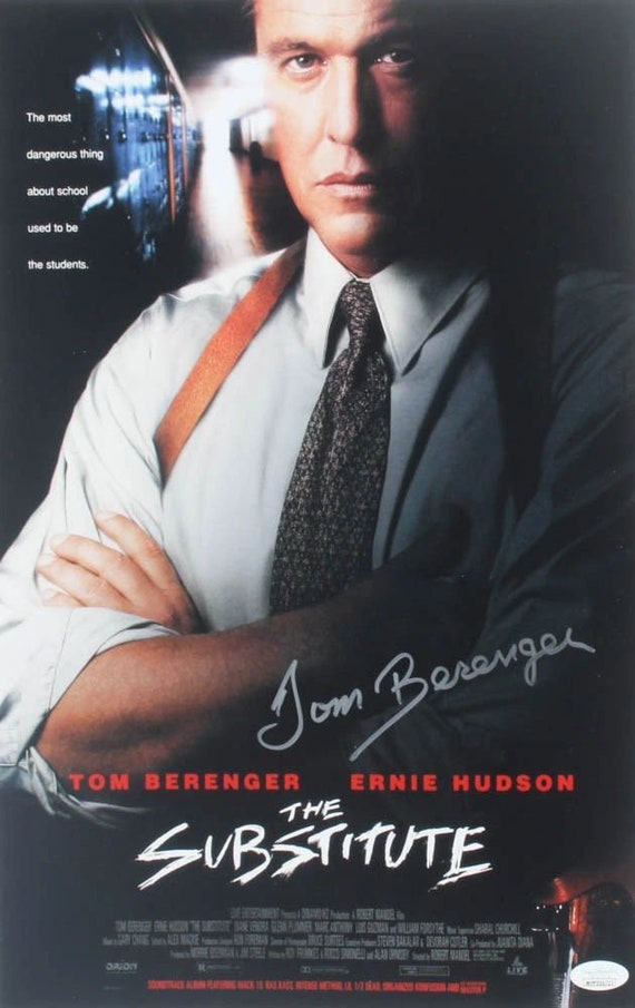 Tom Berenger Signed "The Substitute" 11x17 Photo (JSA COA)