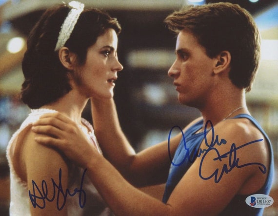 Ally Sheedy & Emilio Estevez Signed "The Breakfast Club" 8x10 Photo (Beckett COA)