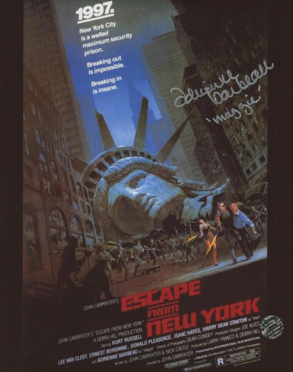 Adrienne Barbeau Signed "Escape from New York" 8x10 Photo Inscribed "Maggie" (Legends COA)