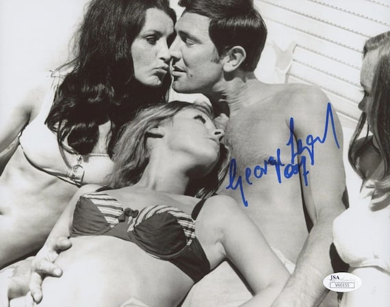 George Lazenby Signed 8x10 Photo (JSA COA)