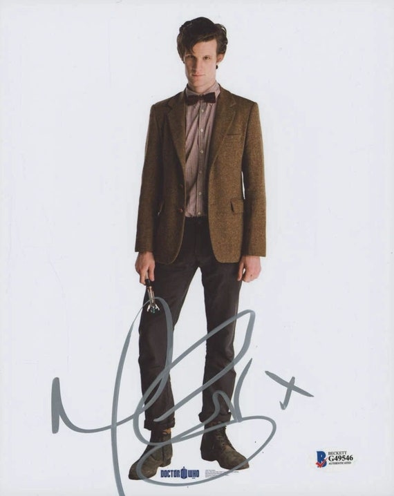 Matt Smith Signed "Doctor Who" 8x10 Photo (Beckett COA) Eleventh Doctor