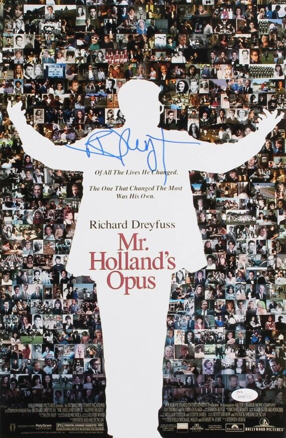 Richard Dreyfuss Signed "Mr. Holland's Opus" 11x17 Photo (JSA Hologram) JSA Witnessed