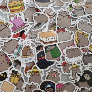 Random Cat Stickers| Cat lovers| Cartoon Cat Stickers