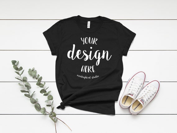 Download T Shirt Mockup 3001 Bella Canvas Black Shirt Mockup Bella Canvas 3001 Mockup Color Photography Deshpandefoundationindia Org