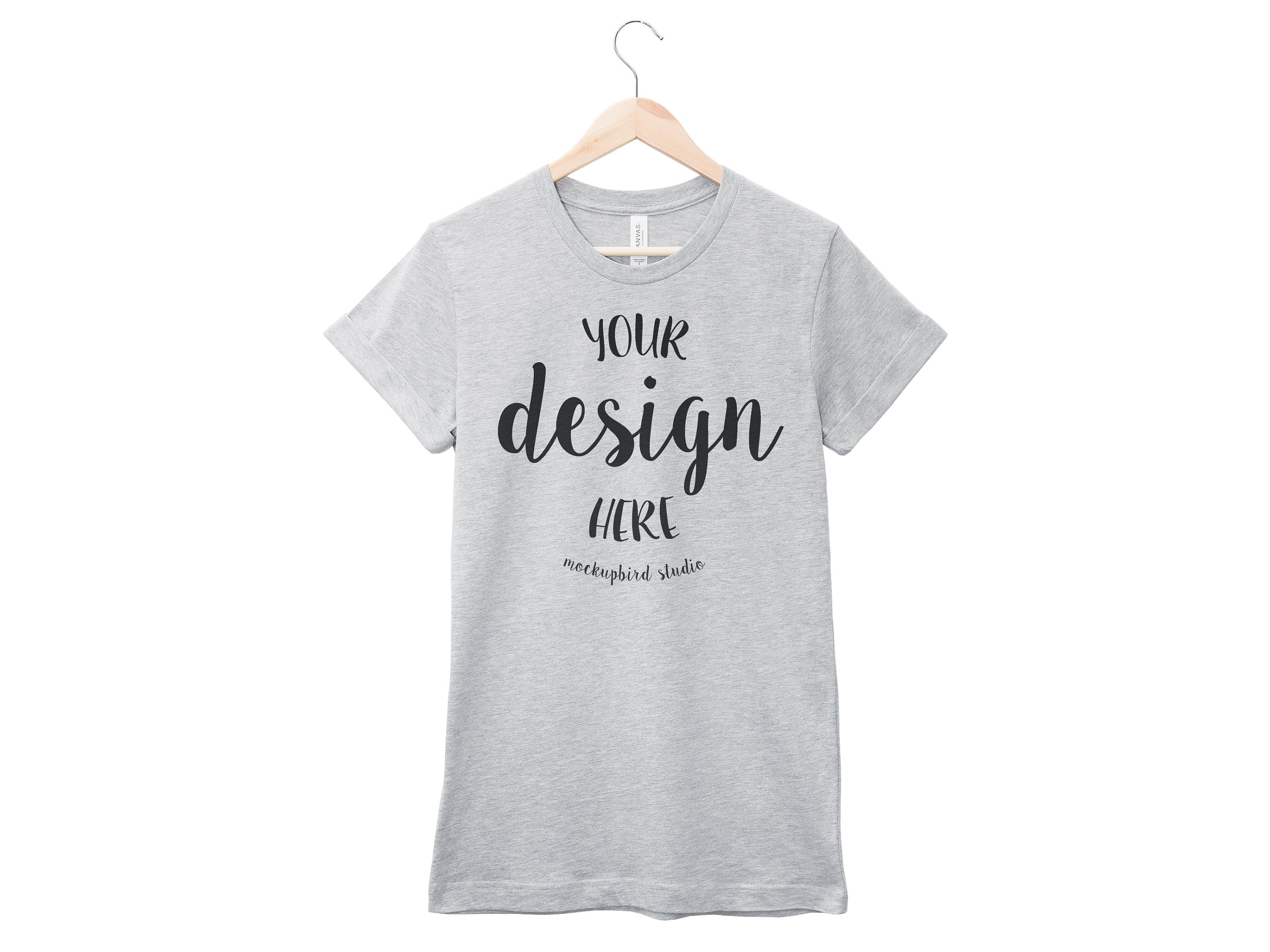 Bella Canvas 3001 Mockup Tshirt Mockup Athletic Heather Etsy