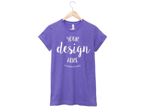 Bella Canvas 3001 Mockup T Shirt Mockup Heather Lapis Tshirt Etsy