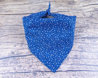 Shooting Star Dog Bandana - Blue Celestial Dog Accessory