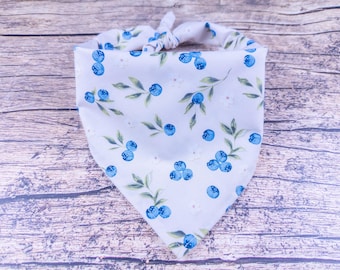 Boho Blueberry Dog Bandana - Summer Accessory for Dogs