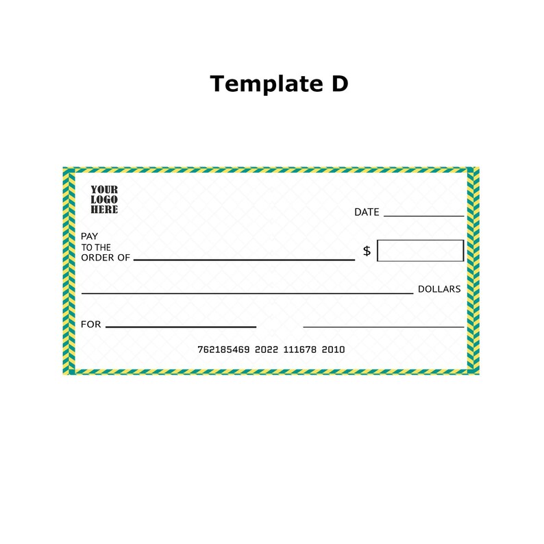 Custom Giant Fake Check Oversize Novelty Presentation for Etsy