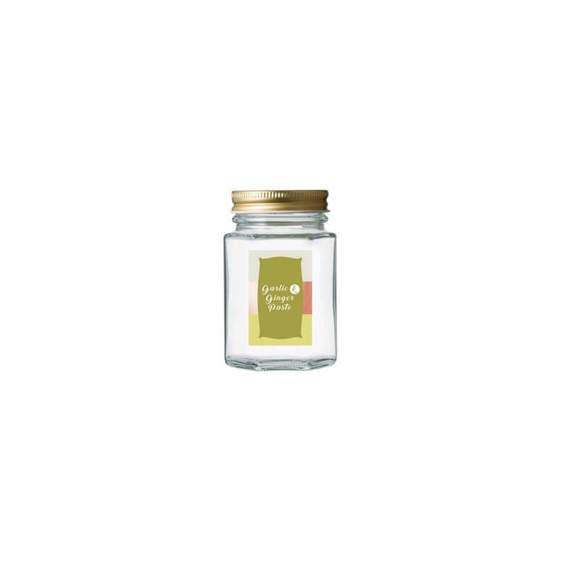 Custom Jar Labels with Your Design Self Adhesive Decals for Home Cafes Printed Front Only Restaurant
