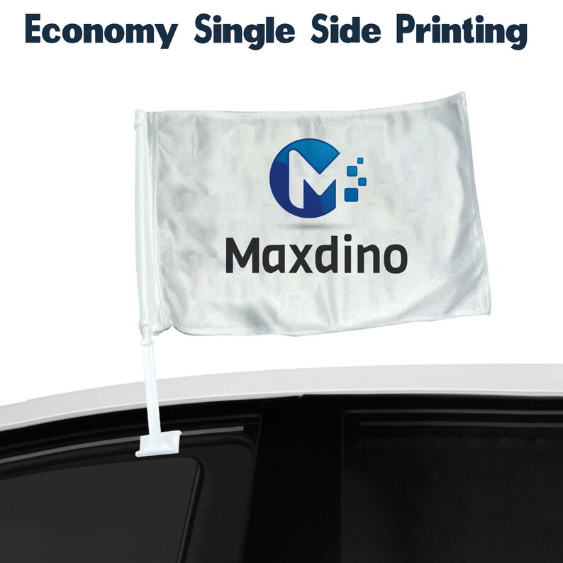 Custom Car Window Flags 18 X 12 Includes Pole Etsy