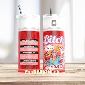 retro fresa 80s perra vete spray Tumbler wrap png Diseño +16 diseños diferentes gratuitos incluidos, 20oz Diseño delgado Sublimación, tendencias