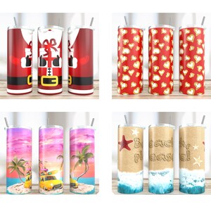 Pray on it Pray over it Pray Through it 20oz Skinny Tumbler Sublimation Design Floral Christian faith bible Design for Straight/Tapered PNG image 6