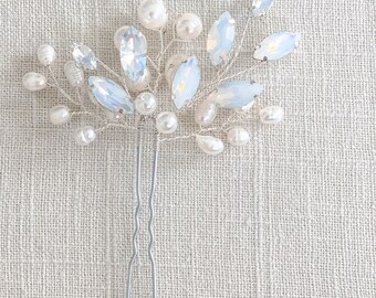 Elegant Pearl Bridal Hair Pin, Wedding Hair Accessory, Bridal Accessories