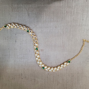 Kundan Sheeshpool/Headband/Matha Patti - Style 8