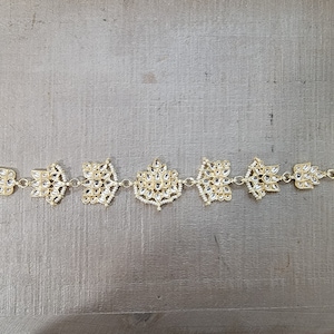 Kundan Sheeshpool/Headband/Matha Patti - Flowers