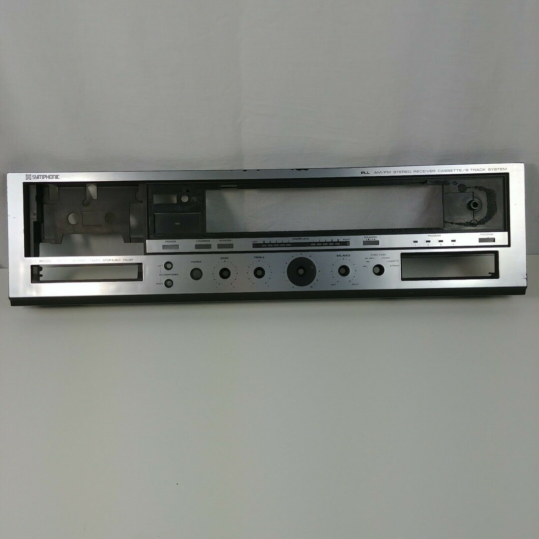 Symphonic RPEC-7003 Stereo Cassette REPLACEMENT Faceplate Face - Etsy