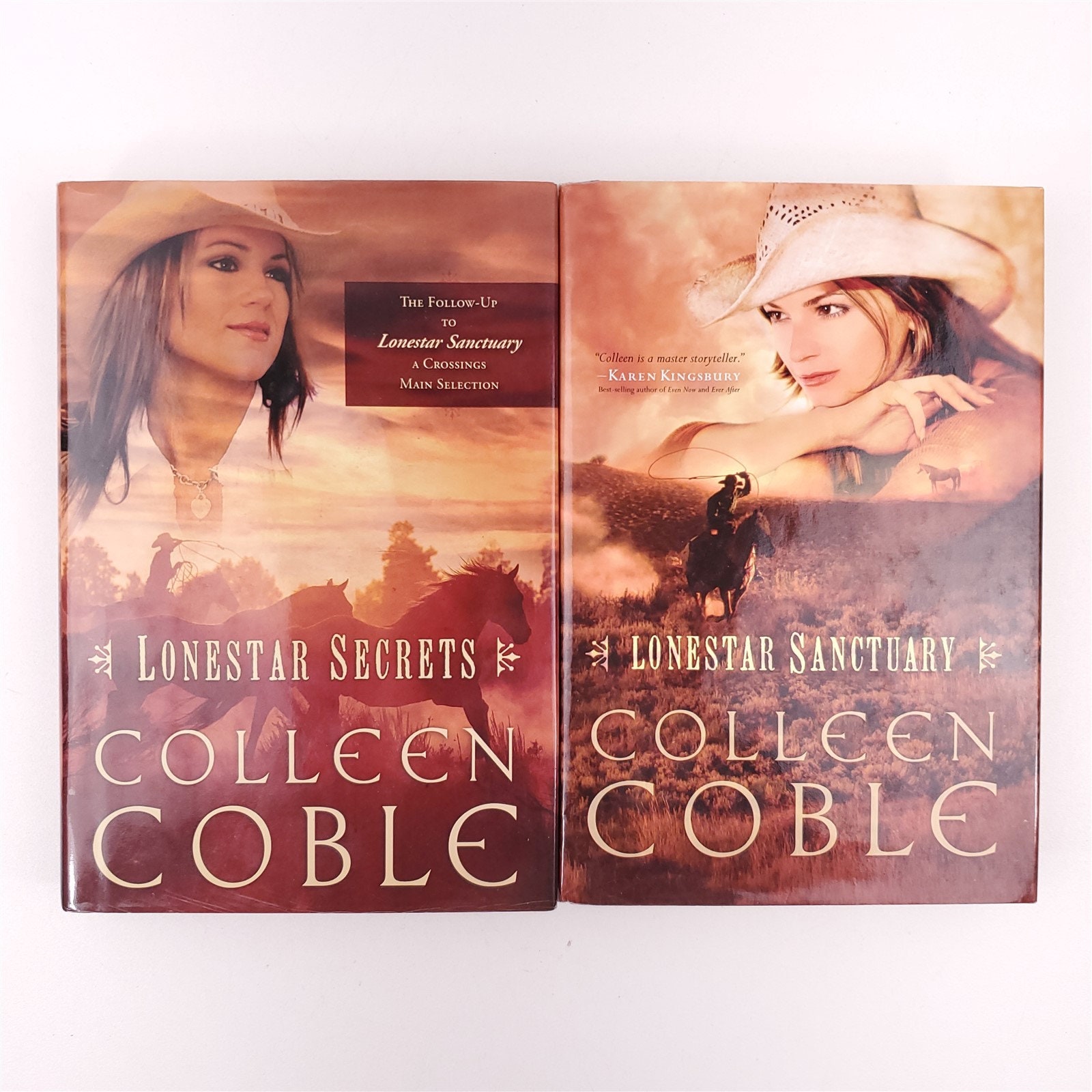 2 of 4 Lonestar Book Novels Colleen Coble Lonestar Sanctuary Etsy