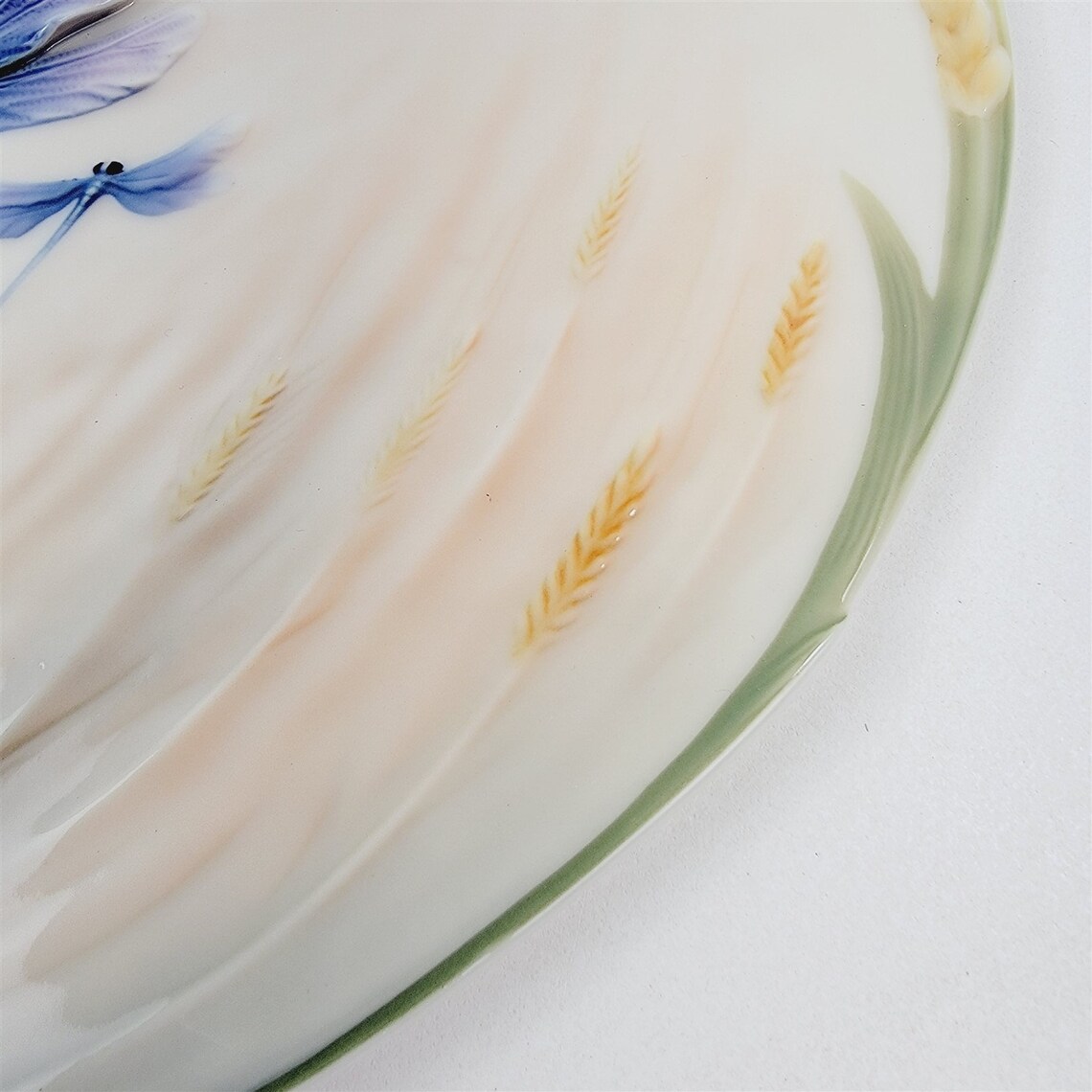 Franz Collection Porcelain Dragonfly Plate Platter FZ00051 Etsy