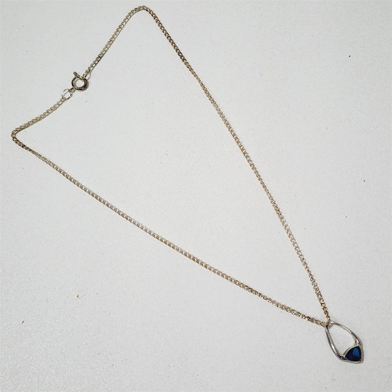 Vintage Minimalist Twist Loop Crushed Turquoise S… - image 6