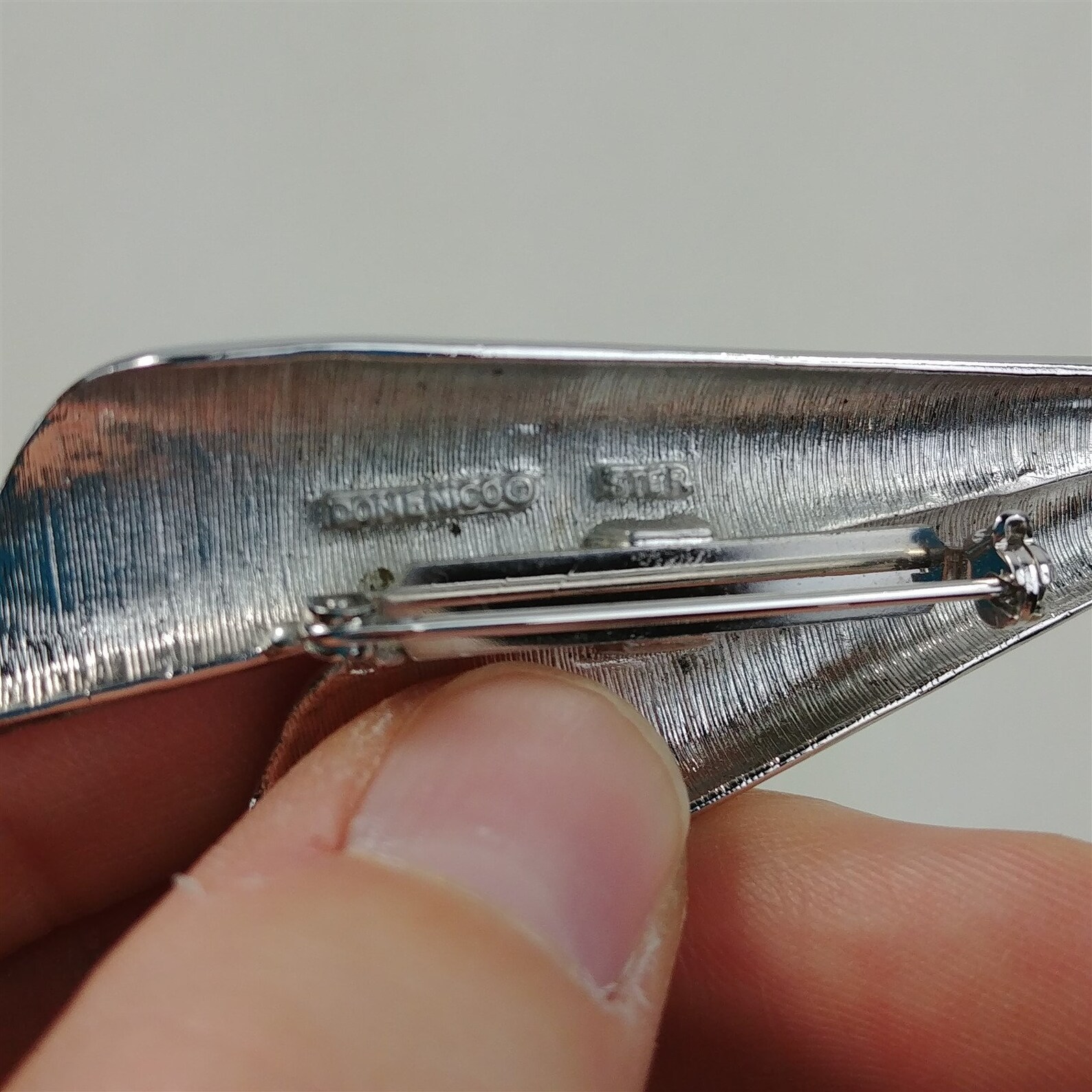 Vintage Domenico Sterling Silver Brooch Pin - Etsy