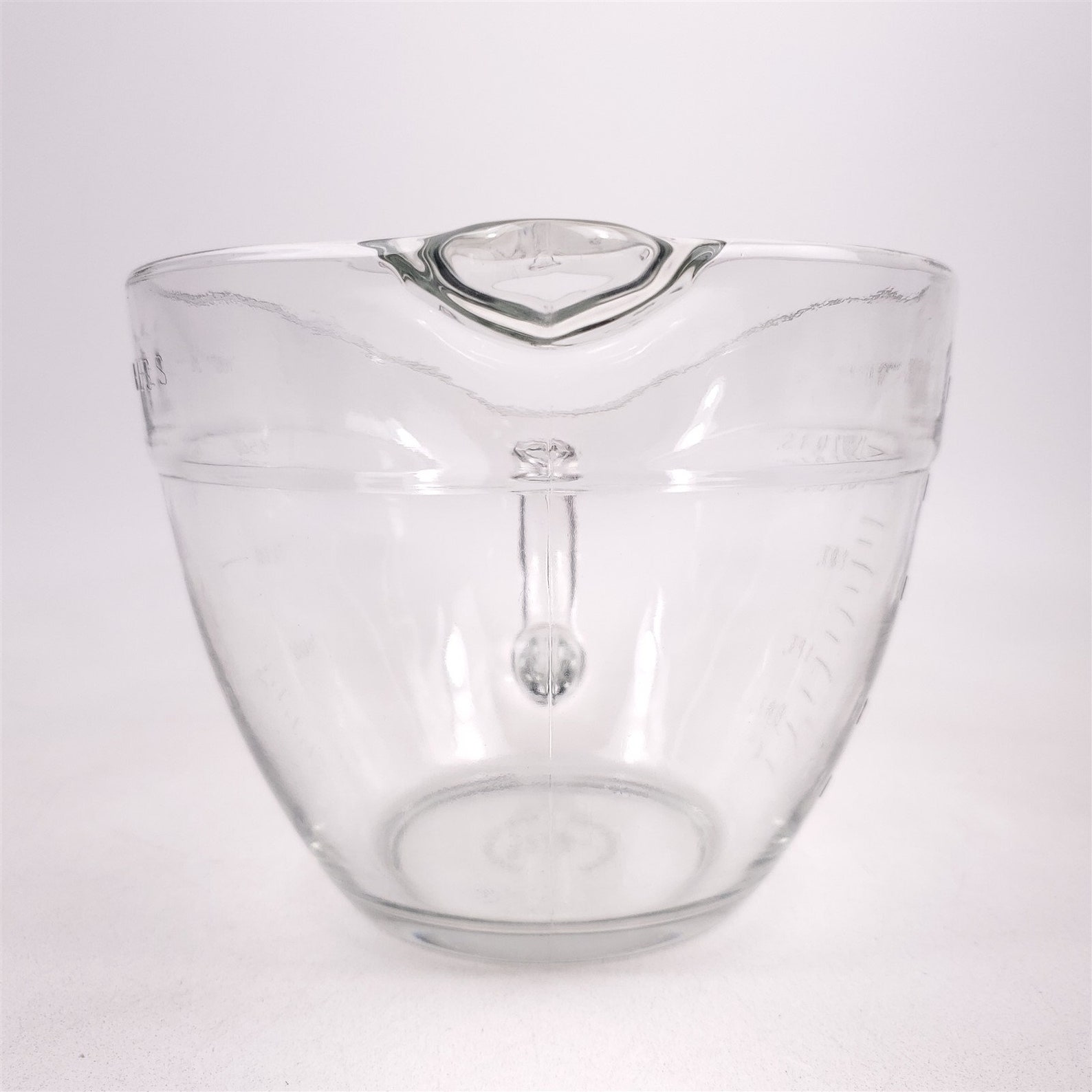 Pampered Chef 2 Quart 8 Cup Large Glass Measuring Cup Mixing Etsy