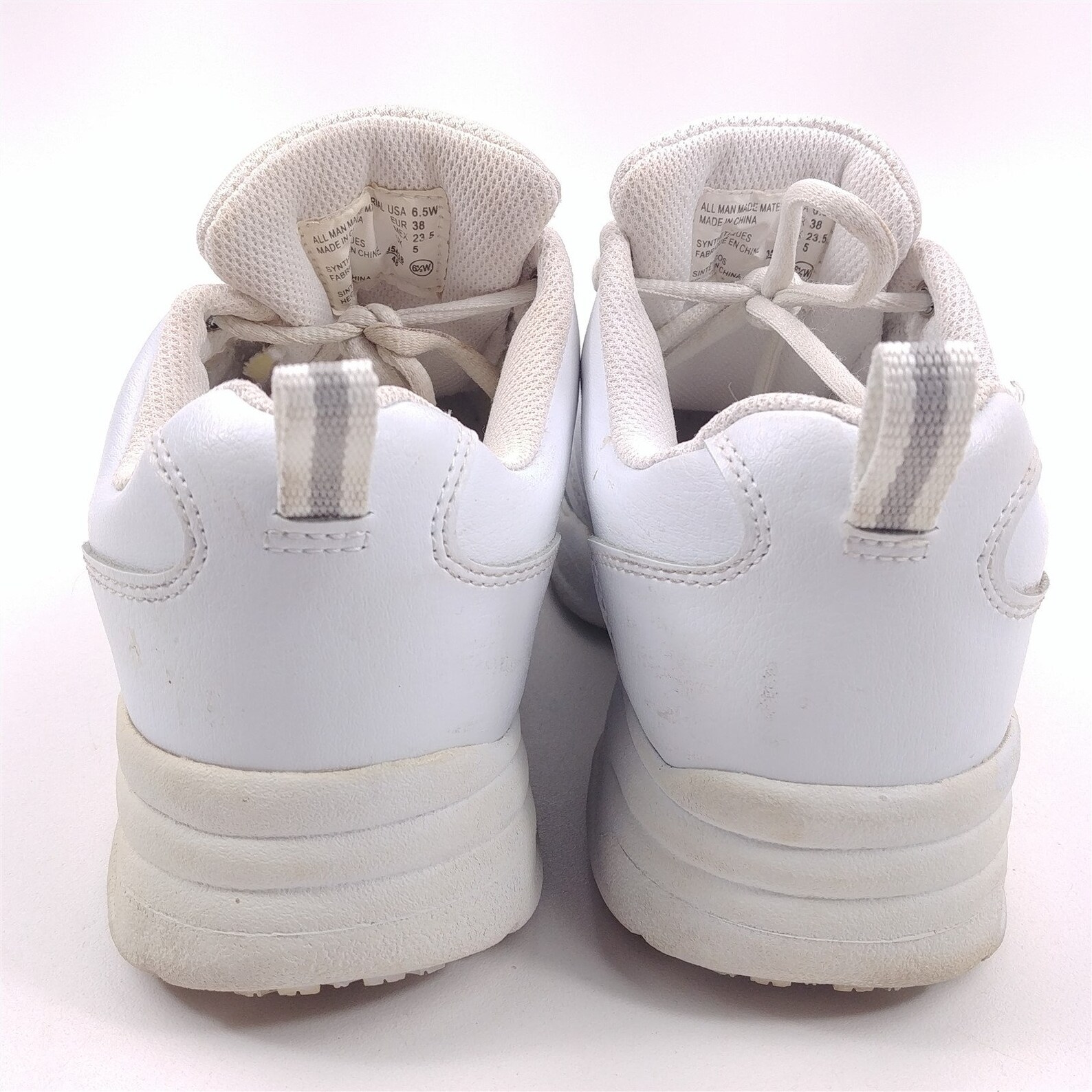 Cross Trekkers White Basketball Athletic Shoe Lace Up Sz 6